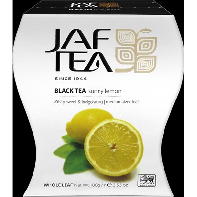 JAF TEA. Черный. Лимон 100 гр. карт.пачка