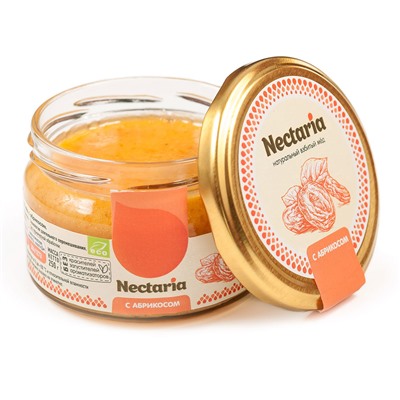Взбитый мед Nectaria с абрикосом, 130г