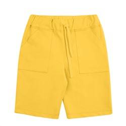Желтые шорты из футера 2-3