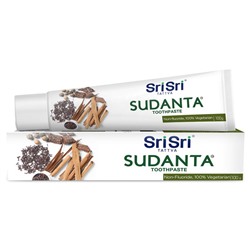 SUDANTA Toothpaste Sri Sri Tattva (СУДАНТА Зубная паста, Шри Шри Аюрведа), 100 г.
