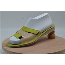 039-6-36 Обувь домашняя (Тапочки кожаные) размер 36