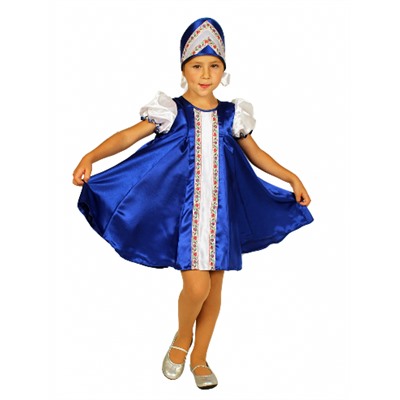 Карнавальный костюм Царевна (синяя)