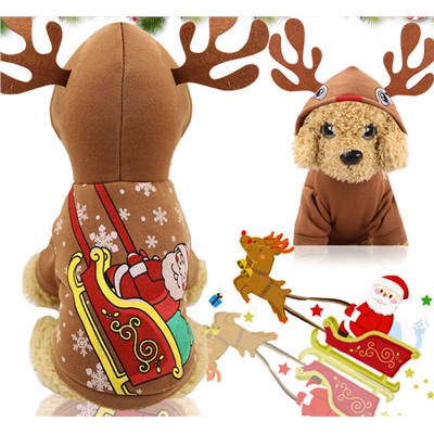 Худи "Рождественский Лось" для собаки МК230