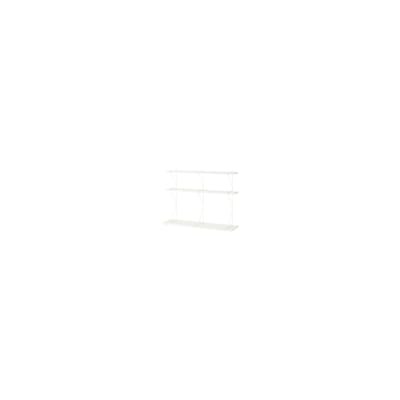 BERGSHULT БЕРГСХУЛЬТ / PERSHULT ПЕРСГУЛЬТ, Навесная полка, комбинация, белый/белый, 120x30x91 см