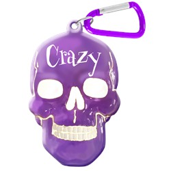 Брелок для ключей в виде черепа "Crazy"