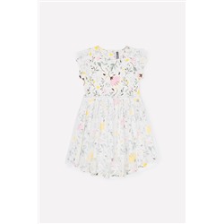 Платье для девочки Crockid КР 5679 белая лилия, нежные цветы к285
