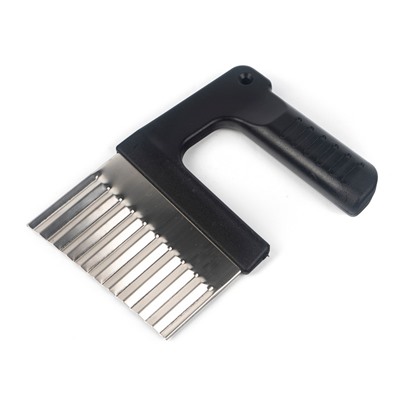 Нож для фигурной нарезки, нерж. сталь, пластик, 2 цвета, Сибирская посуда, SP-271