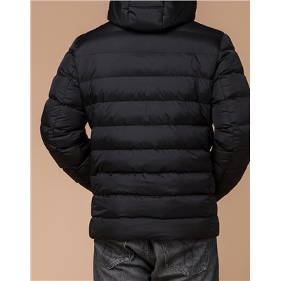 Фирменная куртка на зиму цвет черный модель 42180