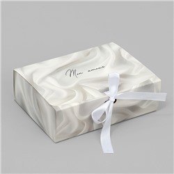 Складная коробка подарочная «Нежный шёлк», 16.5 х 12.5 х 5 см