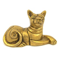Кошка статуэтка 7см бронза