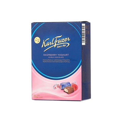 Шоколадные конфеты KARL FAZER с малиновым йогуртом 150г