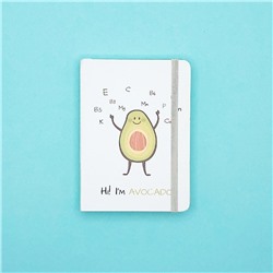 Блокнот(A6) "Hi! Avocado", green
