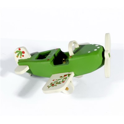 Елочная игрушка - Самолет Моноплан 6017