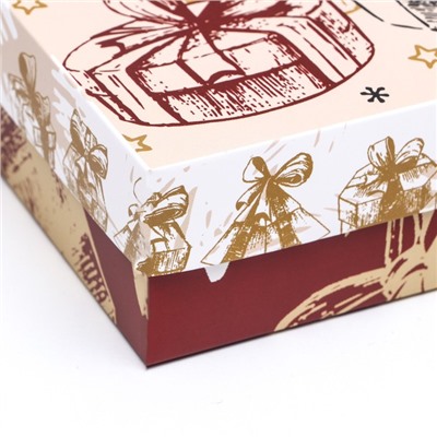 Подарочная коробка сборная "Изысканность", 21 х 15 х 5,7 см