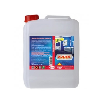 Универсальное средство для чистки ванной комнаты канистра 3 литра ХААХ