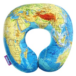 Подушка под шею «Карта мира»