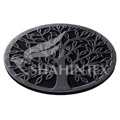 Мобильная садовая плитка-коврик SHAHINTEX SH T003 круглый d-30 черный