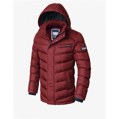 Трендовая детская куртка красная модель 6436