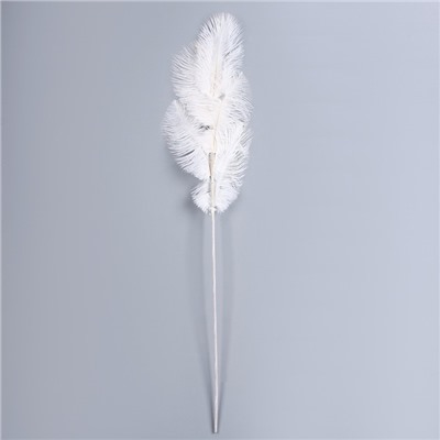 Декор из перьев «Фонтан» на ножке, высота — 68 см