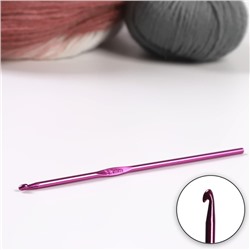 Крючок для вязания, d = 3,5 мм, 15 см, цвет МИКС