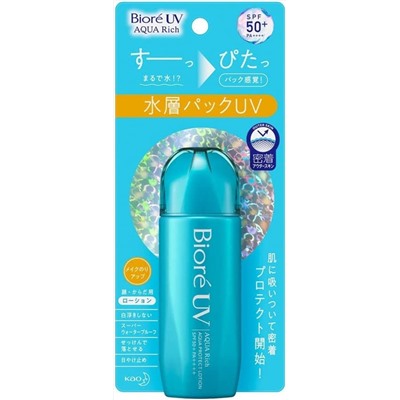 Двухфазный водостойкий санскрин с увлажняющим эффектом KAO Biore UV Aqua Rich Aqua Protect Lotion SPF50+ PA++++