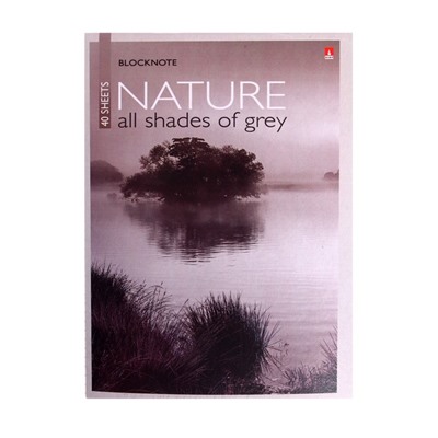 Блокнот А6, 40 листов на скрепке "Природа", МИКС