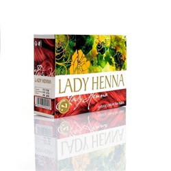 Lady Henna - цвет Махагони -краска для волос на основе индийской хны, 60 г