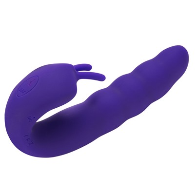 Вибратор Ribbed Dual Stimulator with Rolling Ball Purple183316PurpHW