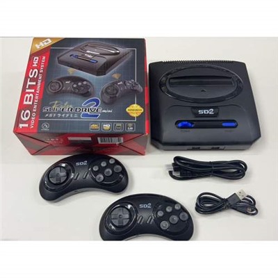 Игровая консоль VIDEO ENTERTAINMENT SYSTEM SUPER DRIVE Mini 16BITS, с 2 джойстиками оптом