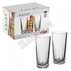 Набор стаканов Karat 6 шт. 330 мл (коктейль)