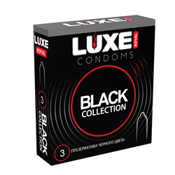 Презервативы LUXE ROYAL Black Collection 3шт.