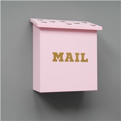 Детский почтовый ящик розовый