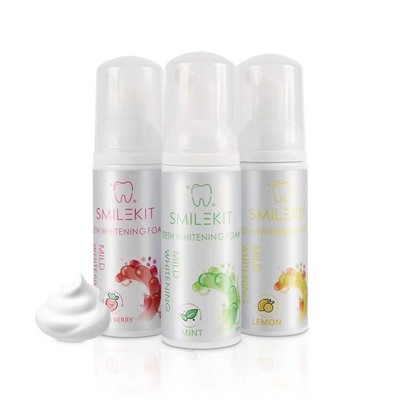 Пенка для отбеливания зубов с экстрактом клубники Smile Kit Teeth Whitening Foam Strawberry 50 ml