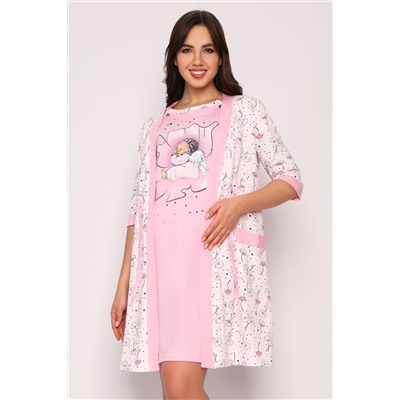 Комплект женский из халата и платья 000004265