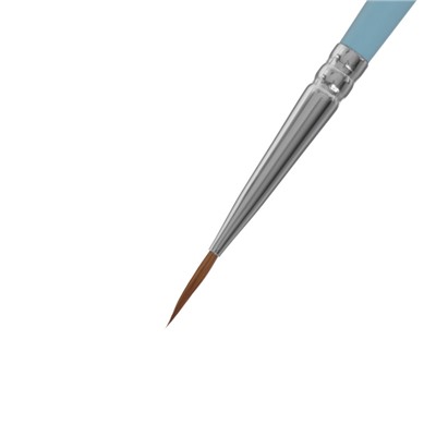 Кисть Колонок харбин круглая, HANA Мечтай № 1 (длина волоса 10 мм), короткая ручка матовая
