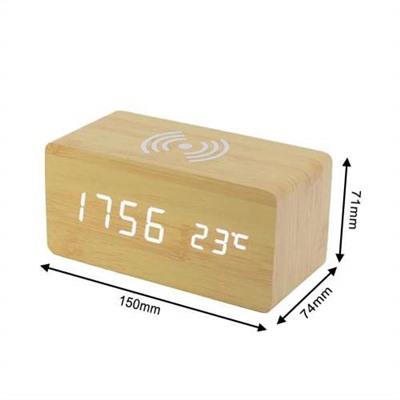 Цифровые часы-будильник с функцией измерения температуры оптом