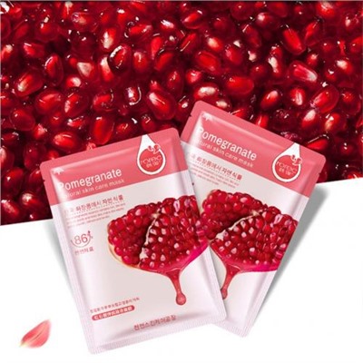 Маска для лица Rorec Pomegranate Natural Skin Care Mask с экстрактом граната 30 г оптом