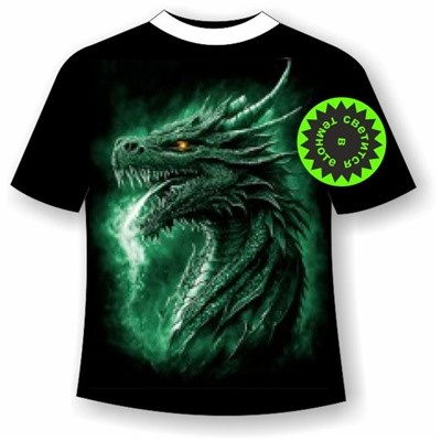 Подростковая футболка Дракон