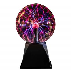 Светильник Плазменный Шар plasma light с молниями большой 20 см оптом