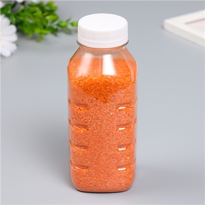 Песок цветной в бутылках "Оранжевый" 500 гр МИКС