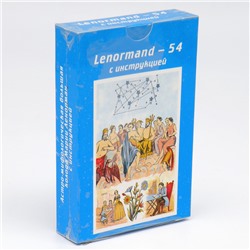 LENORMAND-54, Карты ТАРО (Астро-мифологическая большая колода Марии Ленорман с инструкцией), 1 шт.