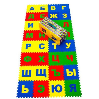Детский коврик-пазл Русский алфавит