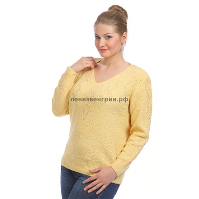 Пуловер ПБ4-016 Размер |52-54| "Листик"