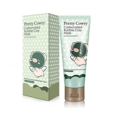 Маска для лица Pretty Cowry Care Carbonated Bubble Clay Mask  оптом