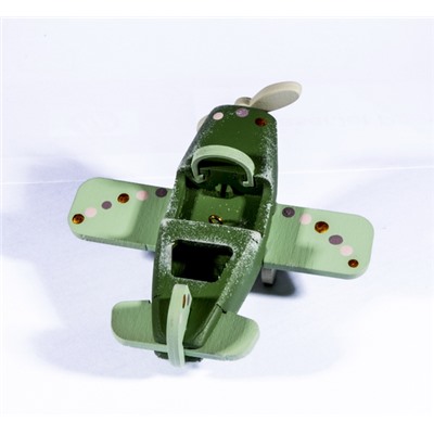 Елочная игрушка - Самолет Моноплан 6011