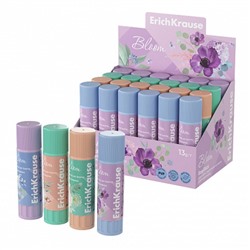 Клей-карандаш 13г ErichKrause EasyStick "Pastel Bloom" PVP, микс