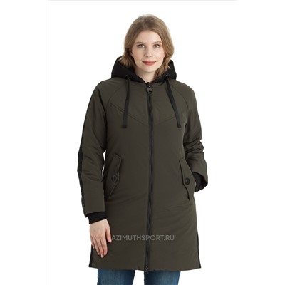 Женское пальто Alpha Endless 1223 (БР) Темно-зеленый