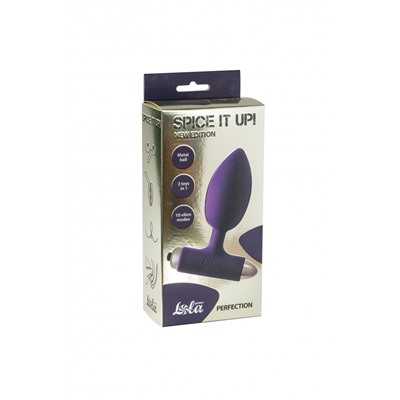 Анальная пробка с вибрацией Spice it up New Edition Perfection Ultraviolet 8014-04lola