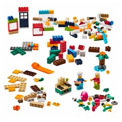 BYGGLEK БЮГГЛЕК, Конструктор LEGO®, 201 деталь, разные цвета