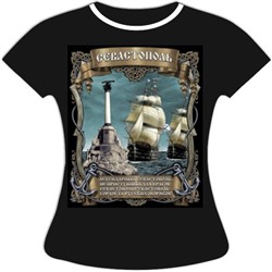 Женская футболка Легендарный Севастополь
